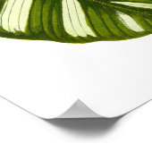 Poster Feuille botanique vintage (Coin)