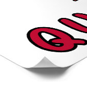 Poster Feuille canadienne polonaise de Québec (Coin)