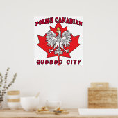 Poster Feuille canadienne polonaise de Québec (Cuisine)