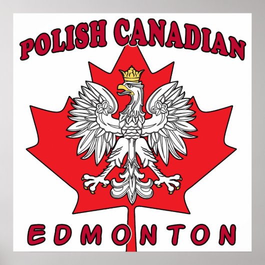 Poster Feuille canadienne polonaise d'Edmonton (Devant)