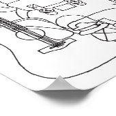 Poster Feuille d'activité Feuille d'activité Feuille d'ar (Coin)