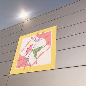 Poster Feuille dansante