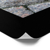 Poster Feuille d'arbre du plan de Londres (Coin)