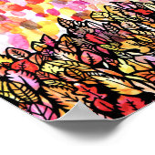 Poster Feuille d'automne (Coin)