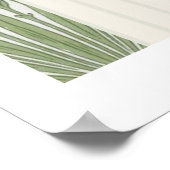 Poster Feuille de fern Abstraite (Coin)