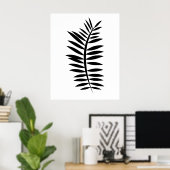 Poster feuille de Fernarbre (Bureau à domicile)