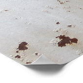 Poster Feuille de métal arrière - plan texture (Coin)