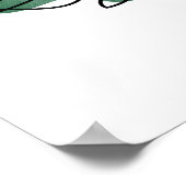 Poster Feuille de monstère (Coin)