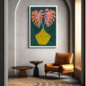 Poster Feuille de monstère originale