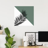 Poster Feuille de palme (Bureau à domicile)
