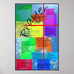 Poster Feuille de prière