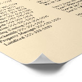 Poster Feuille de référence des numéros importants du mén (Coin)