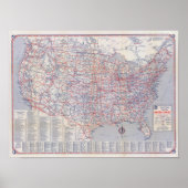 Poster Feuille de route États-Unis (Devant)