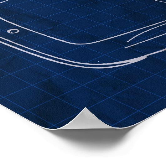 Poster feuille de route fiat dino 2400 spider (Coin)