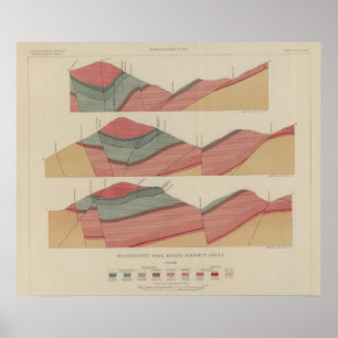 Poster Feuille de secteur d'extraction de parc de