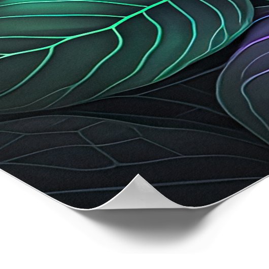 Poster Feuille de ton bijou (Coin)