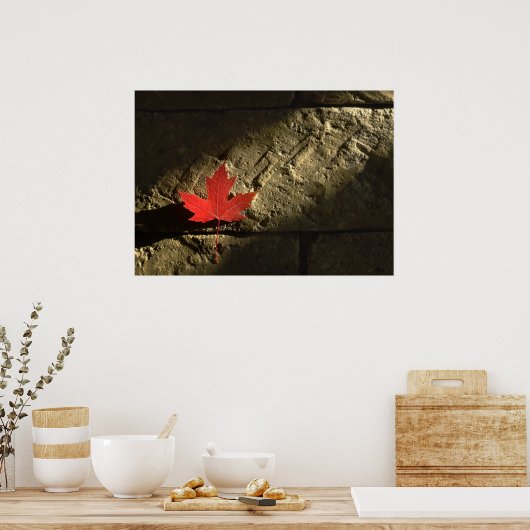 Poster Feuille d'érable du Canada (Cuisine)