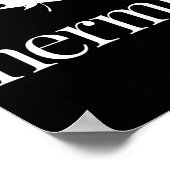 Poster Feuille d'érable introverti – ermite de la nature  (Coin)