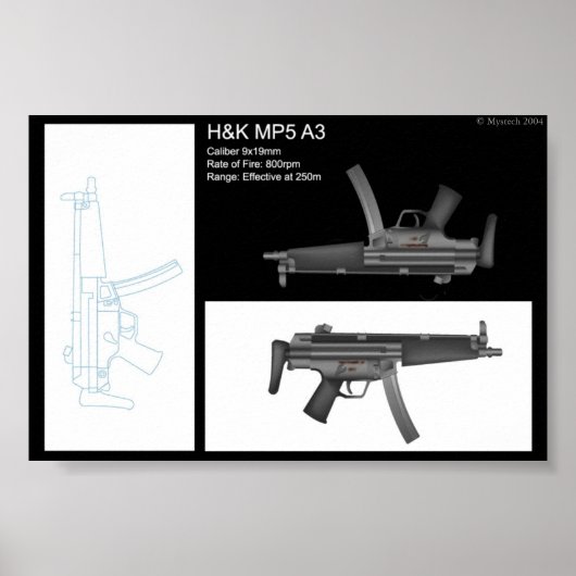 Poster Feuille d'état MP5 (Devant)