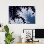 Poster Feuille d'hiver (Bureau à domicile)