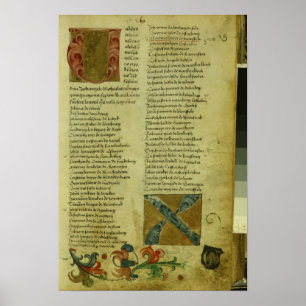 Poster Feuille d'inscription de Martin Luther