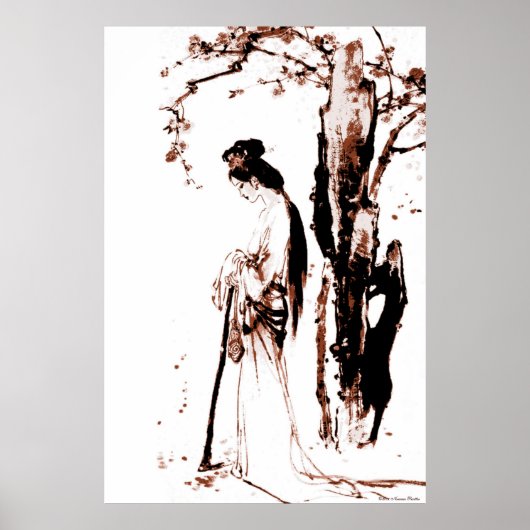 Poster Feuille en chute (Devant)