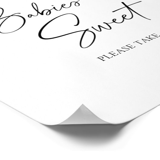 Poster Feuille en chute - les bébés sont une douce affich (Coin)