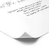 Poster Feuille en chute libre - devinez le doux désordre (Coin)