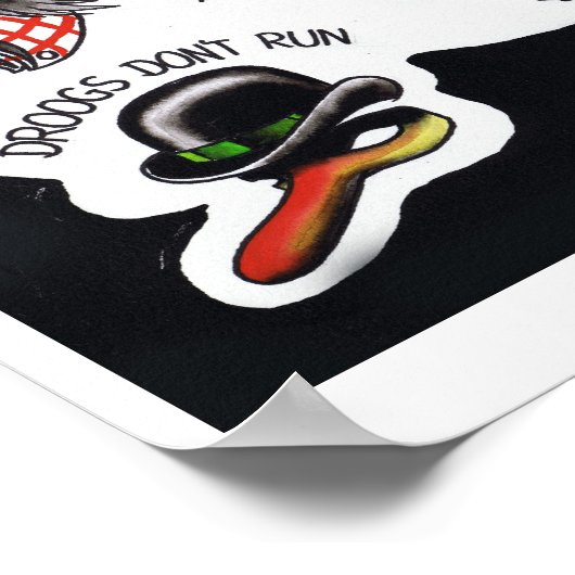 Poster Feuille Flash Tattoo (Coin)