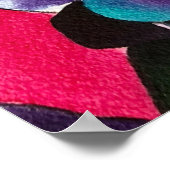 Poster Feuille gomme Eucalyptus aquarelle art (Coin)