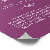 Poster Feuille minimale | Berry In Love Memory Memorial (Coin)