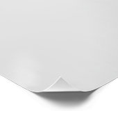 Poster Feuille Minimaliste Monochrome (Coin)