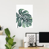 Poster Feuille Monstera 4 (Bureau à domicile)