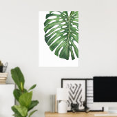 Poster Feuille Monstera 6 (Bureau à domicile)