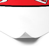 Poster Feuille ronde Polska Canada (Coin)