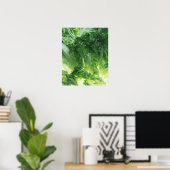 Poster Feuilles (Bureau à domicile)