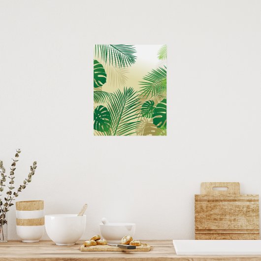 POSTER FEUILLES 2 (Cuisine)