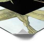 Poster Feuilles à l'instigation de la libellule par Jenni (Coin)