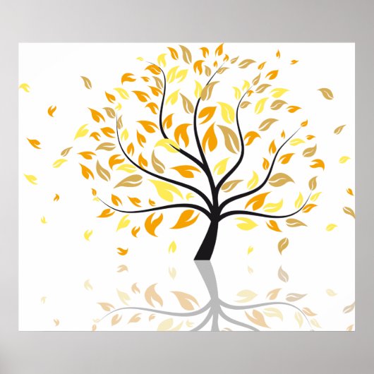 Poster Feuilles Appartenant À Un Arbre (Devant)