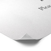 Poster Feuilles avec lavande (Coin)