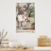 Poster Feuilles brûlés par Anne Anderson (Cuisine)