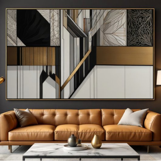 Poster Feuilles d'Acier