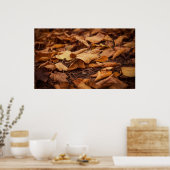 Poster Feuilles d'automne (Cuisine)