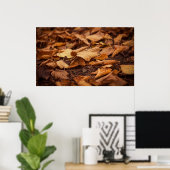 Poster Feuilles d'automne (Bureau à domicile)