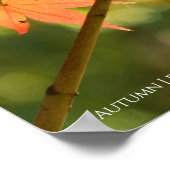 Poster Feuilles d'automne (Coin)