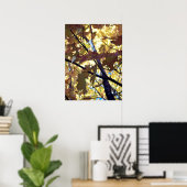 Poster Feuilles d'automne (Bureau à domicile)