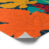 Poster Feuilles d'automne (Coin)