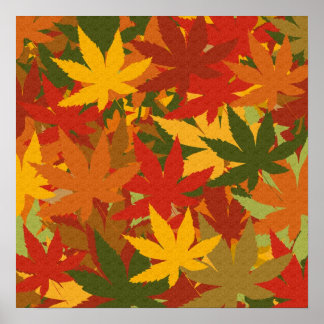 Poster Feuilles d'automne