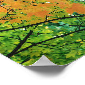 Poster Feuilles d'automne (Coin)