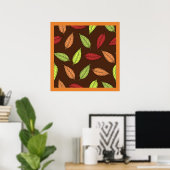 POSTER FEUILLES D'AUTOMNE (Bureau à domicile)